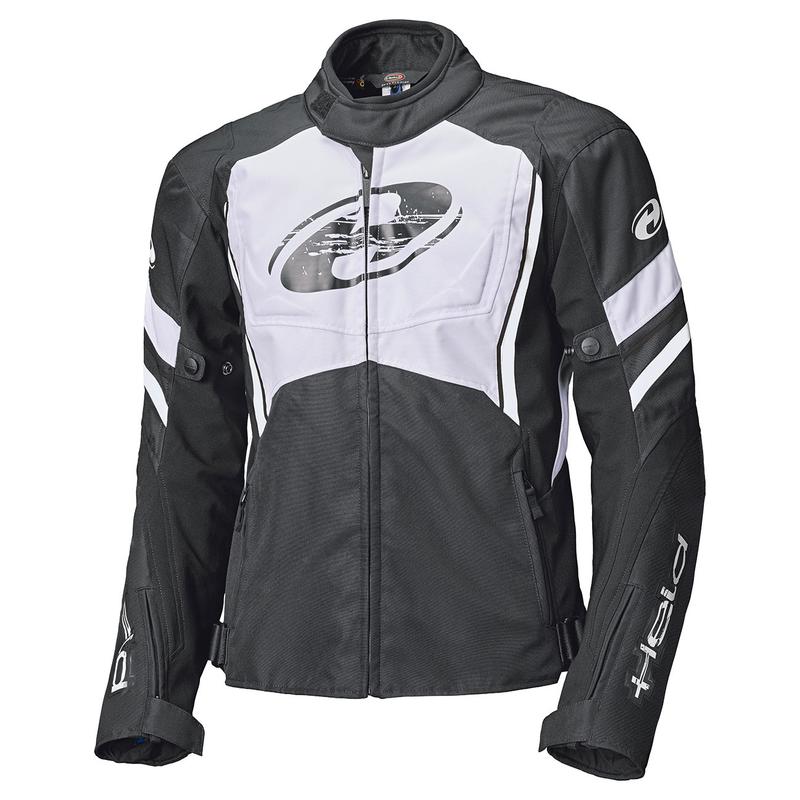 HELD Baxley Top Fekete/Fehér Textil Motoros Kabát